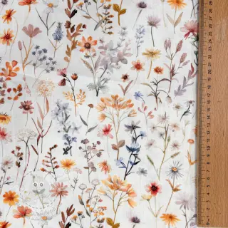 Viskóza se lnem Flower sea design B
