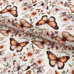 Viskóza se lnem Botanic design C