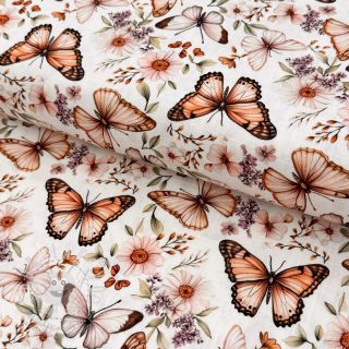 Viskóza se lnem Botanic design C