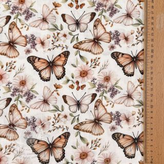 Viskóza se lnem Botanic design C