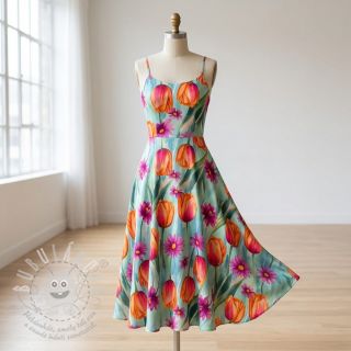 Úplet VISCOSE LYCRA HEAVY Full colors design C