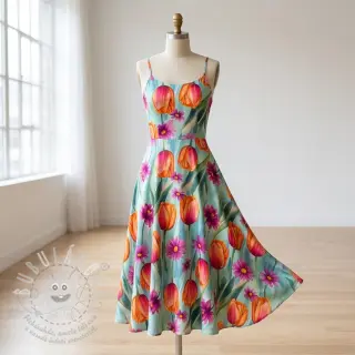 Úplet VISCOSE LYCRA HEAVY Full colors design C