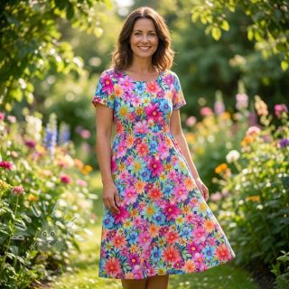 Úplet VISCOSE LYCRA HEAVY Full colors design E