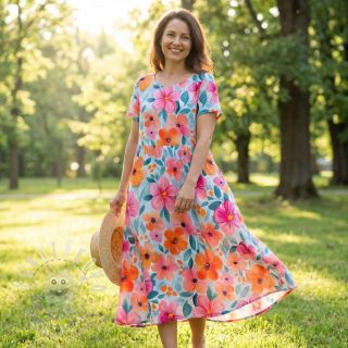 Úplet VISCOSE LYCRA HEAVY Full colors design A