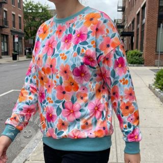 Úplet VISCOSE LYCRA HEAVY Full colors design A