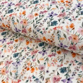 Viskóza se lnem Shabby chic design D