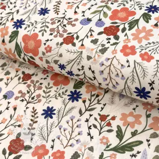 Viskóza se lnem Botanic design B