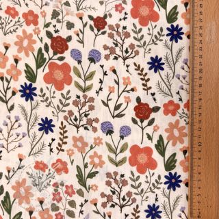 Viskóza se lnem Botanic design B