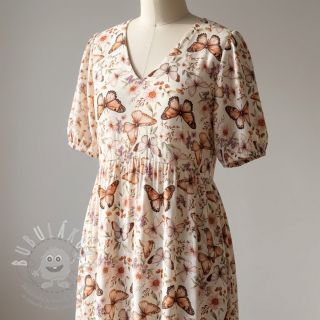 Viskóza se lnem Botanic design C