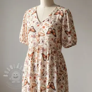 Viskóza se lnem Botanic design C