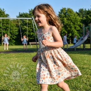 Viskóza se lnem Sweet and small design B