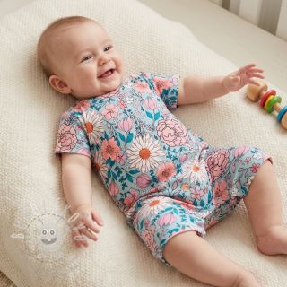 Viskóza se lnem Bright and bold design D