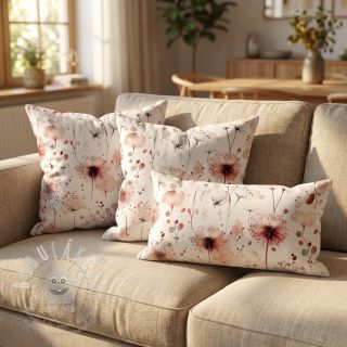 Viskóza se lnem Flower sea design C