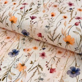 Viskóza se lnem Botanic design A