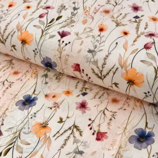 Viskóza se lnem Botanic design A
