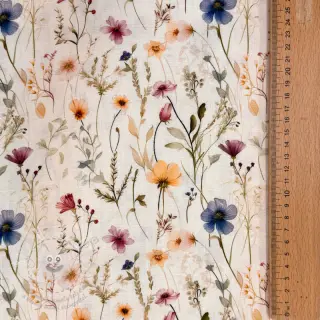 Viskóza se lnem Botanic design A
