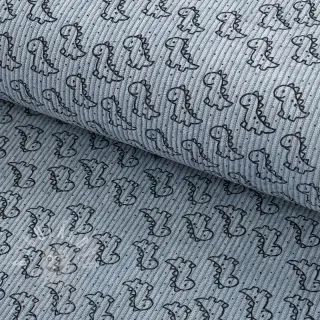 Manšestr STRETCH Little dino old blue