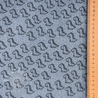 Manšestr STRETCH Little dino old blue