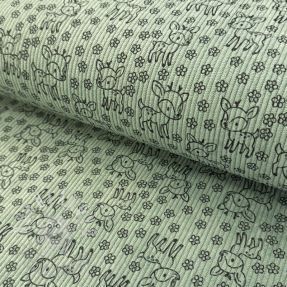 Manšestr STRETCH Little deer old green