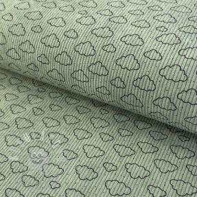 Manšestr STRETCH Little clouds old green