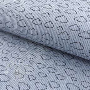 Manšestr STRETCH Little clouds old blue
