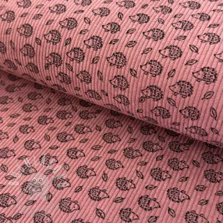 Manšestr STRETCH Little hedgehog old pink