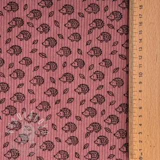 Manšestr STRETCH Little hedgehog old pink