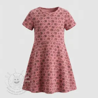 Manšestr STRETCH Little hedgehog old pink