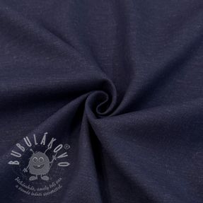 Viskóza se lnem SPANDEX marine