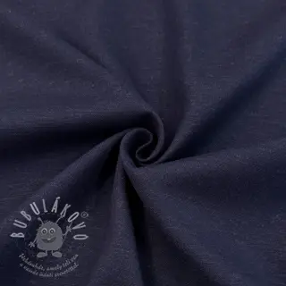 Viskóza se lnem SPANDEX marine