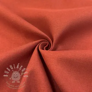 Viskóza se lnem SPANDEX terracotta