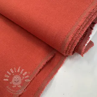 Viskóza se lnem SPANDEX terracotta