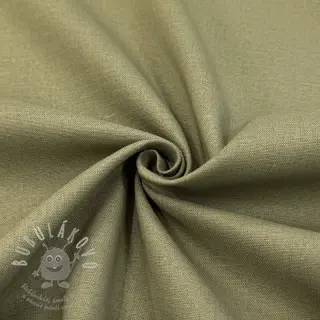 Viskóza se lnem SPANDEX moss green
