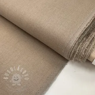 Viskóza se lnem SPANDEX taupe