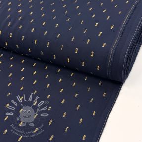 Viskóza LUREX navy