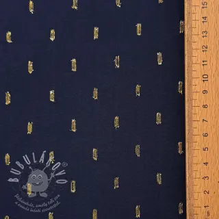 Viskóza LUREX navy