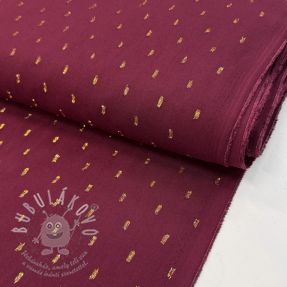 Viskóza LUREX burgundy