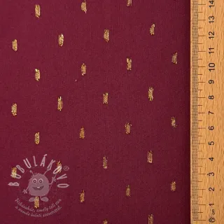 Viskóza LUREX burgundy