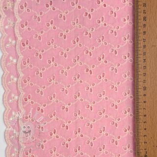 Bavlněná látka EMBROIDERY Rosemary rose