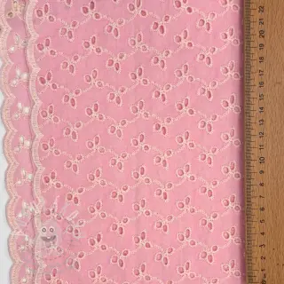 Bavlněná látka EMBROIDERY Rosemary rose