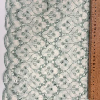 Bavlněná látka EMBROIDERY Lilian mint