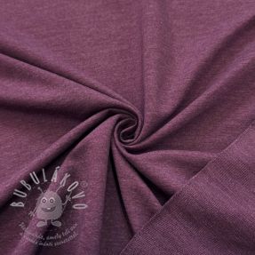 Teplákovina aubergine melange