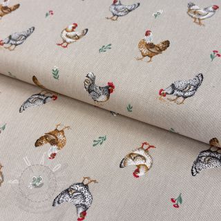 Dekorační látka Linenlook Picoti multico