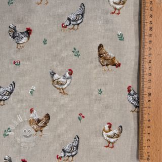 Dekorační látka Linenlook Picoti multico