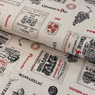 Dekorační látka Linenlook Vincennes rouge