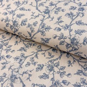 Dekorační látka Linenlook Meredith bleu