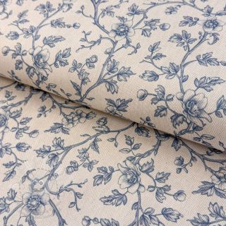 Dekorační látka Linenlook Meredith bleu