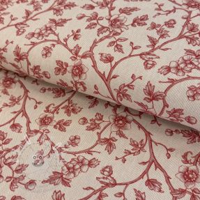 Dekorační látka Linenlook Meredith rouge
