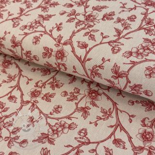 Dekorační látka Linenlook Meredith rouge