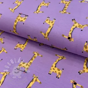 Úplet Giraffes lavender